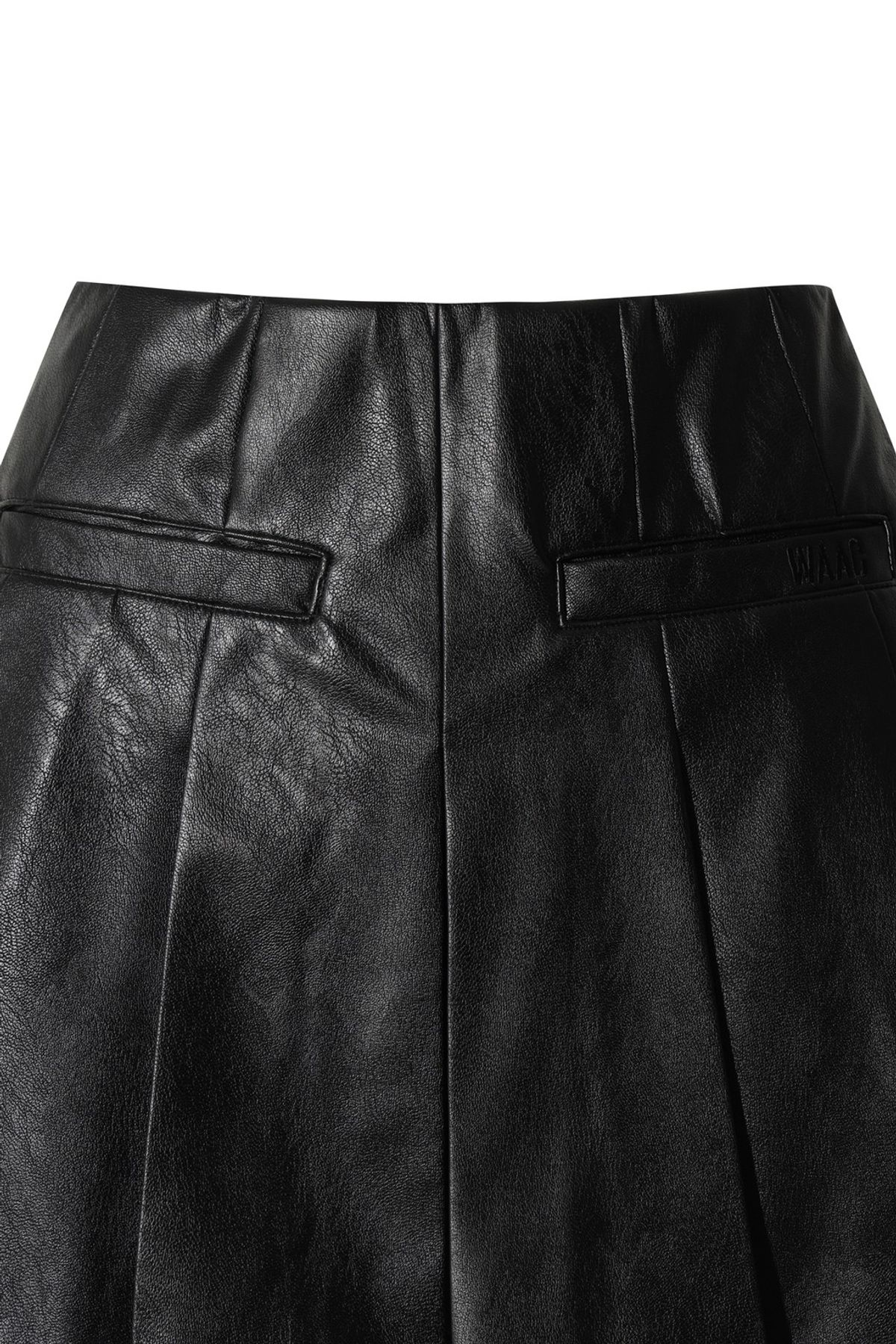왁(WAAC) Women Fake leather pants WWPNW25712BKX