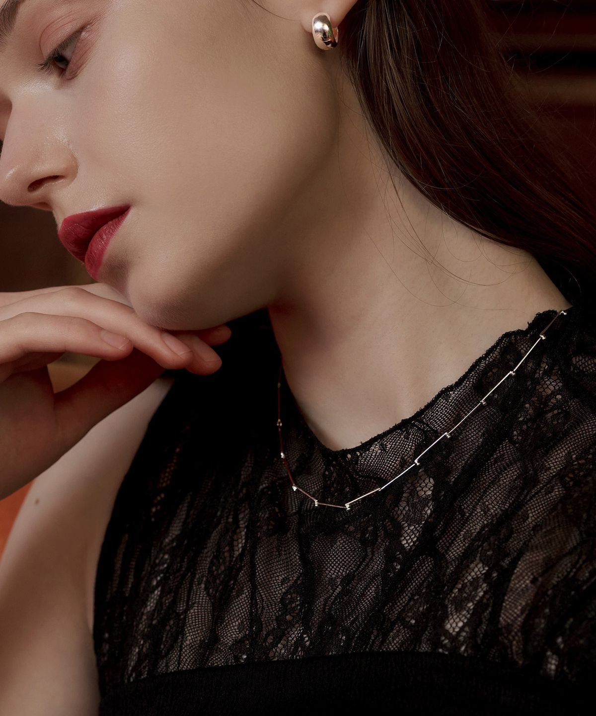티오유(TOU) SS019 Bone Chain Necklace