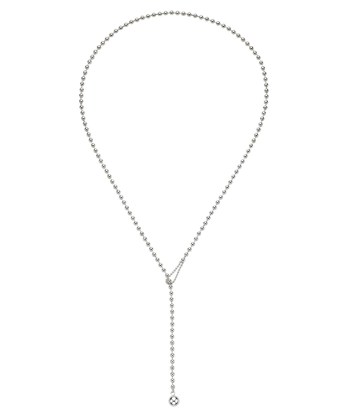 티오유(TOU) SS017 Drop Ball Chain Necklace
