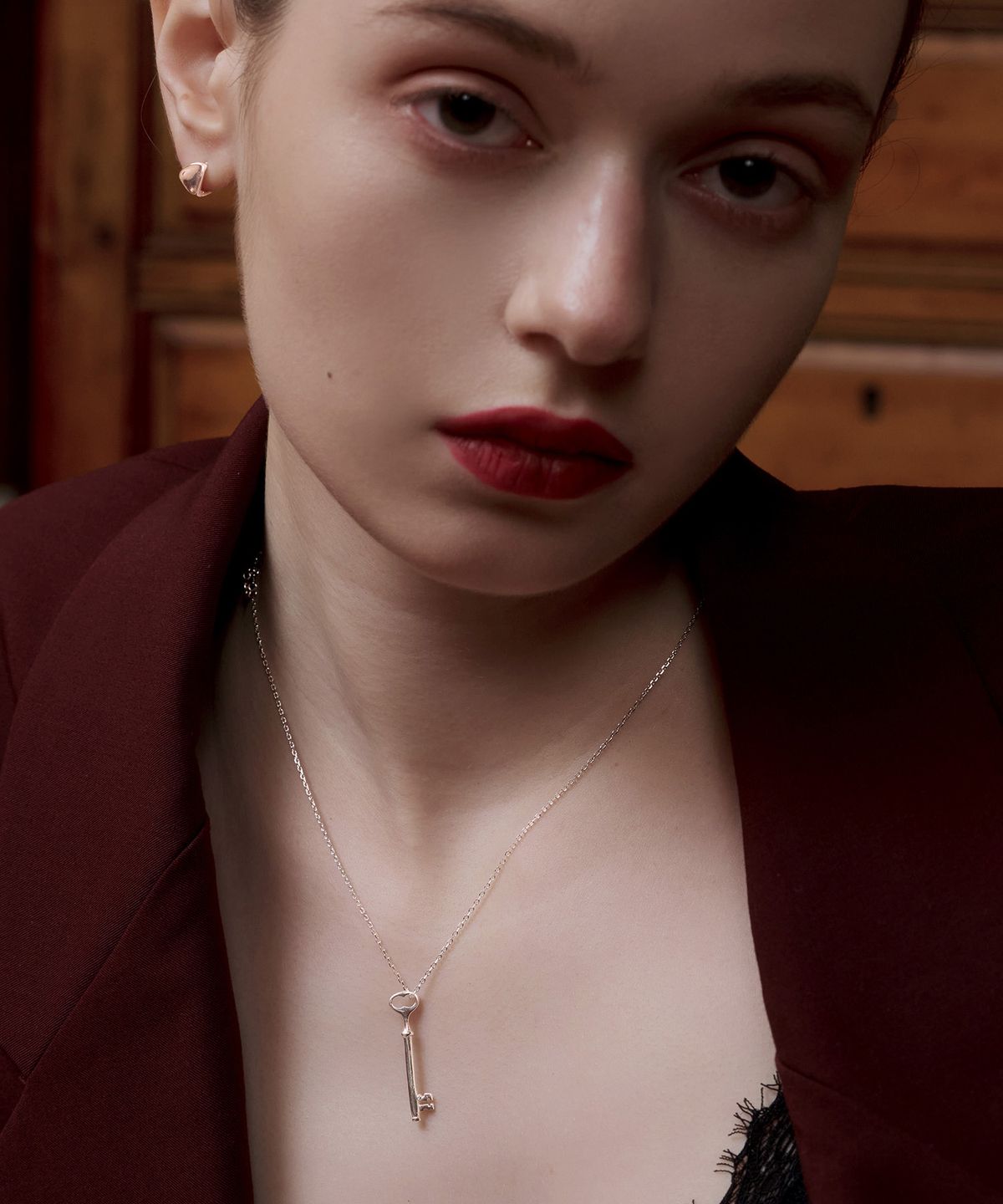 티오유(TOU) SS016 Antique Key Necklace