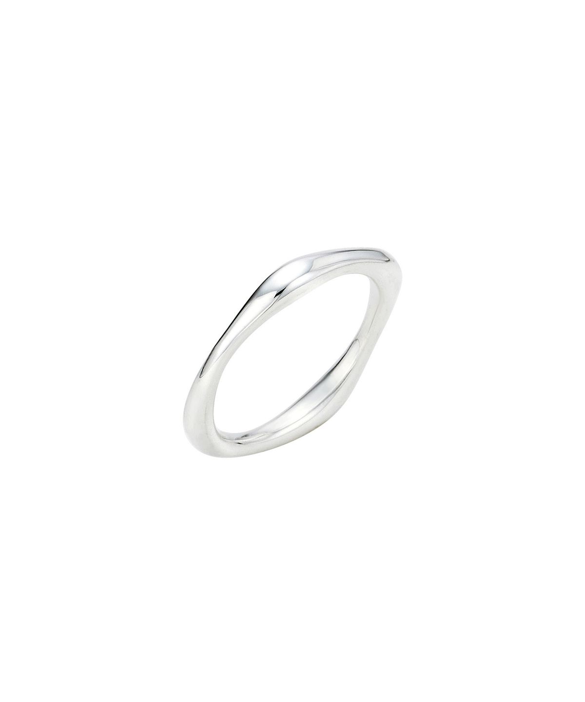 티오유(TOU) SS010 Asymmetric Wave Ring