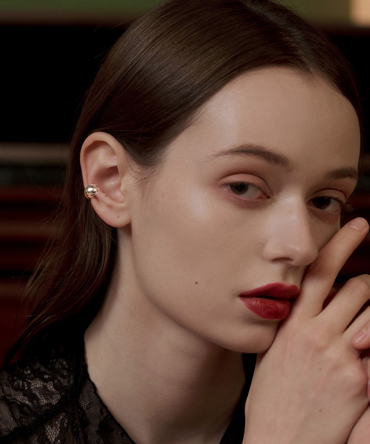 티오유(TOU) SS007 Bold Plain Ear Cuff