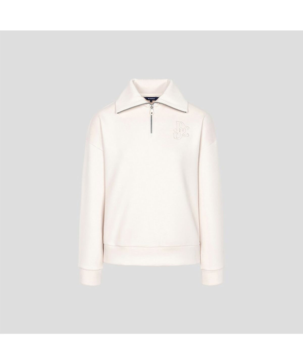 빈폴골프(BEANPOLE GOLF) 여성 자카드 블루종핏 긴소매 티셔츠  베이지