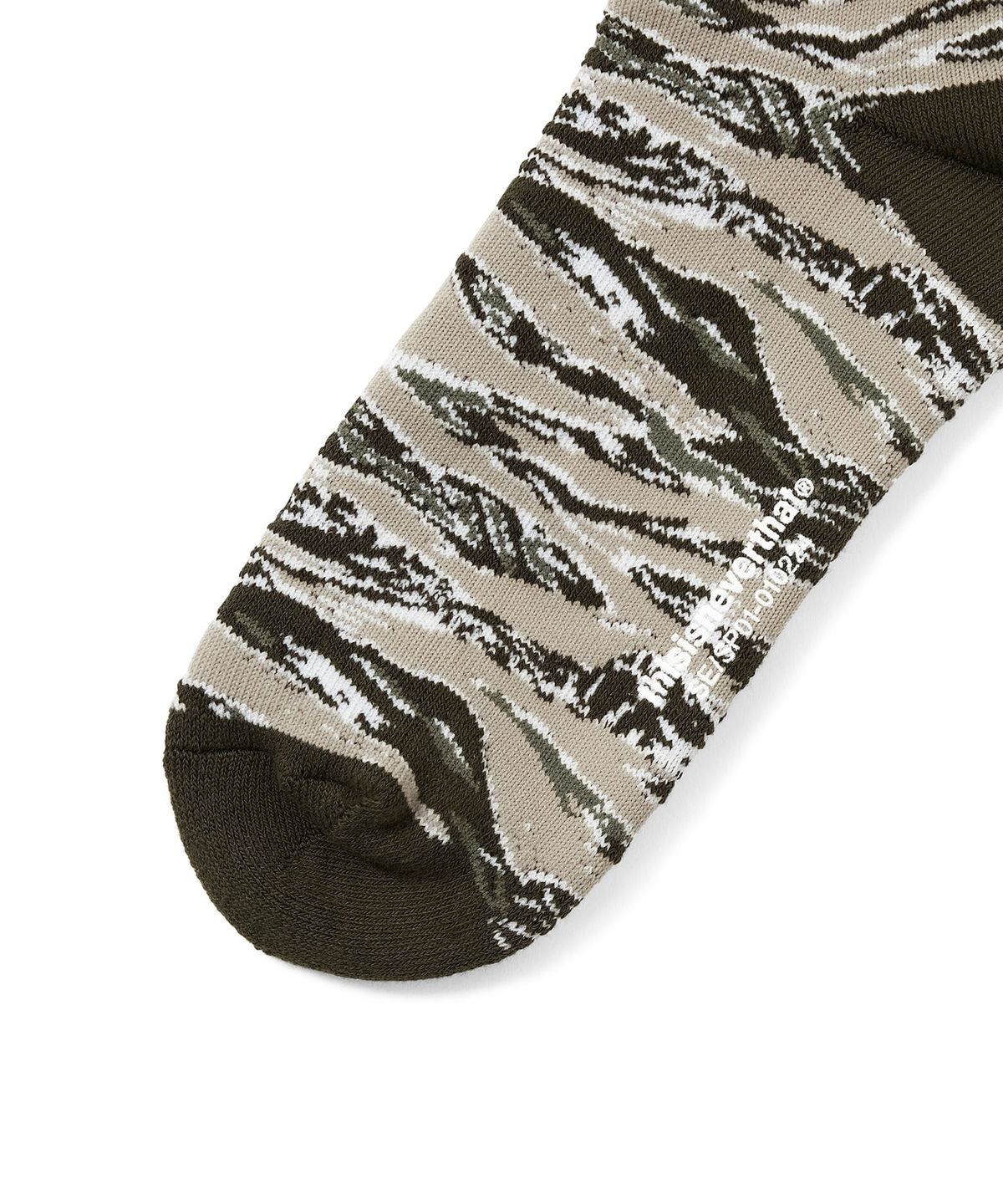 디스이즈네버댓(THISISNEVERTHAT) Camo Socks Olive