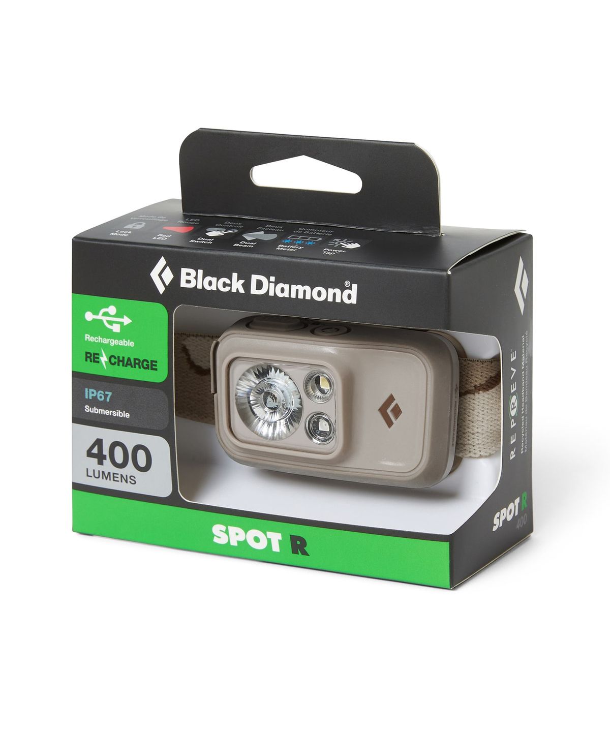 디스이즈네버댓(THISISNEVERTHAT) TNT Black Diamond SPOT 400-R Headlamp Camo
