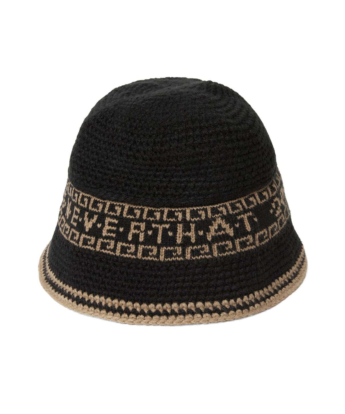 디스이즈네버댓(THISISNEVERTHAT) Crochet Bucket Hat Black