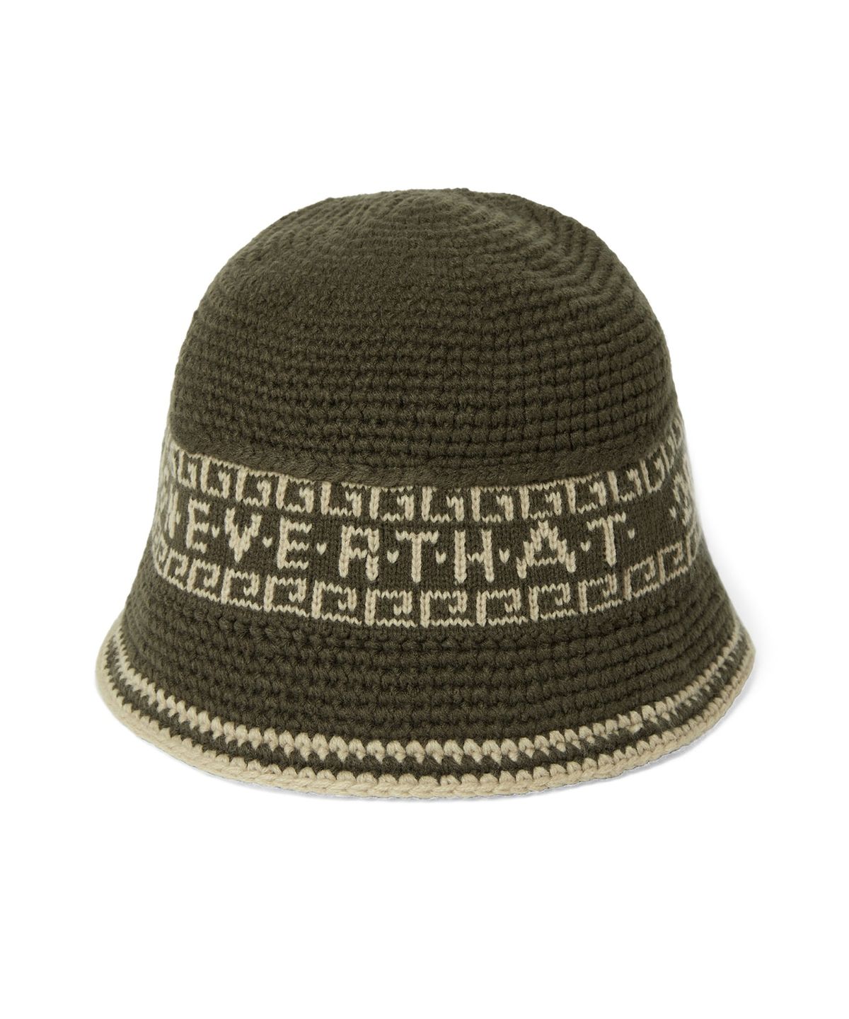 디스이즈네버댓(THISISNEVERTHAT) Crochet Bucket Hat Olive