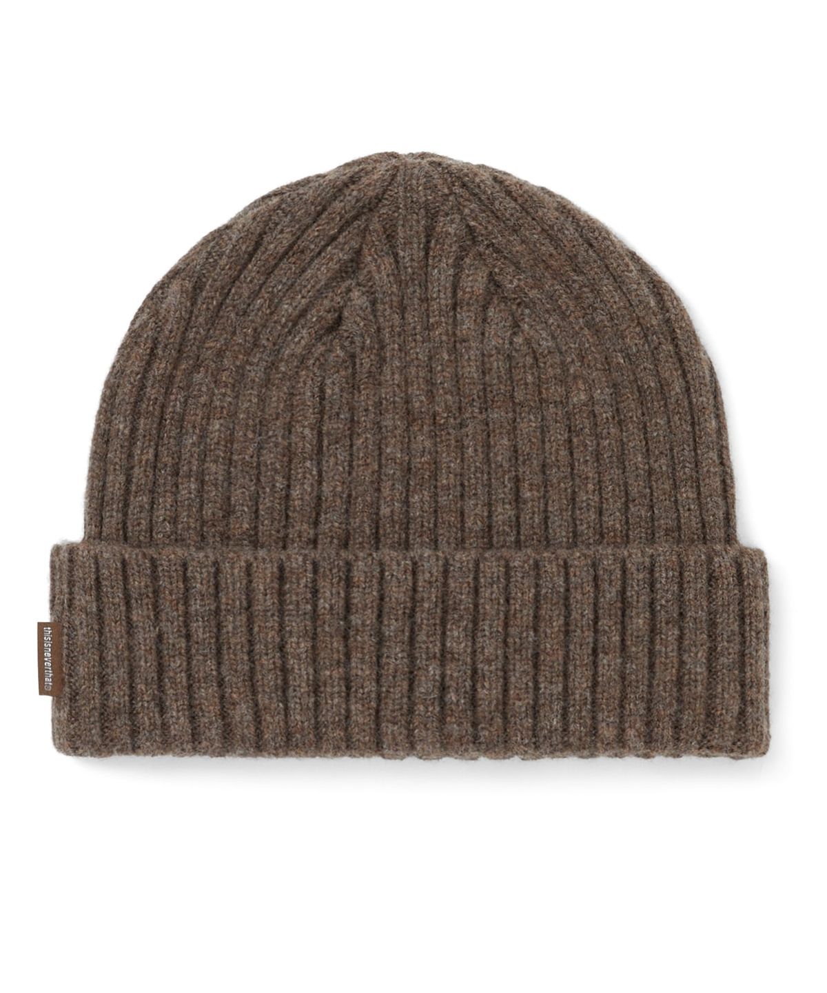 디스이즈네버댓(THISISNEVERTHAT) Basic Wool Beanie Brown