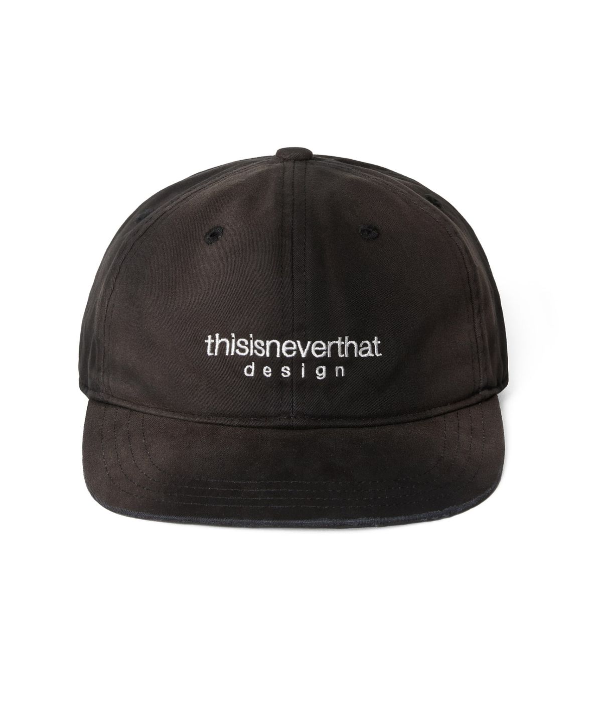 디스이즈네버댓(THISISNEVERTHAT) Bleached L-Logo Cap Black