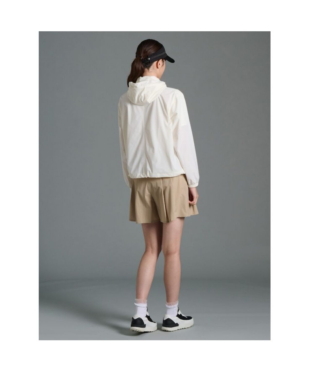 빈폴골프(BEANPOLE GOLF) 여성 후디 아노락  아이보리