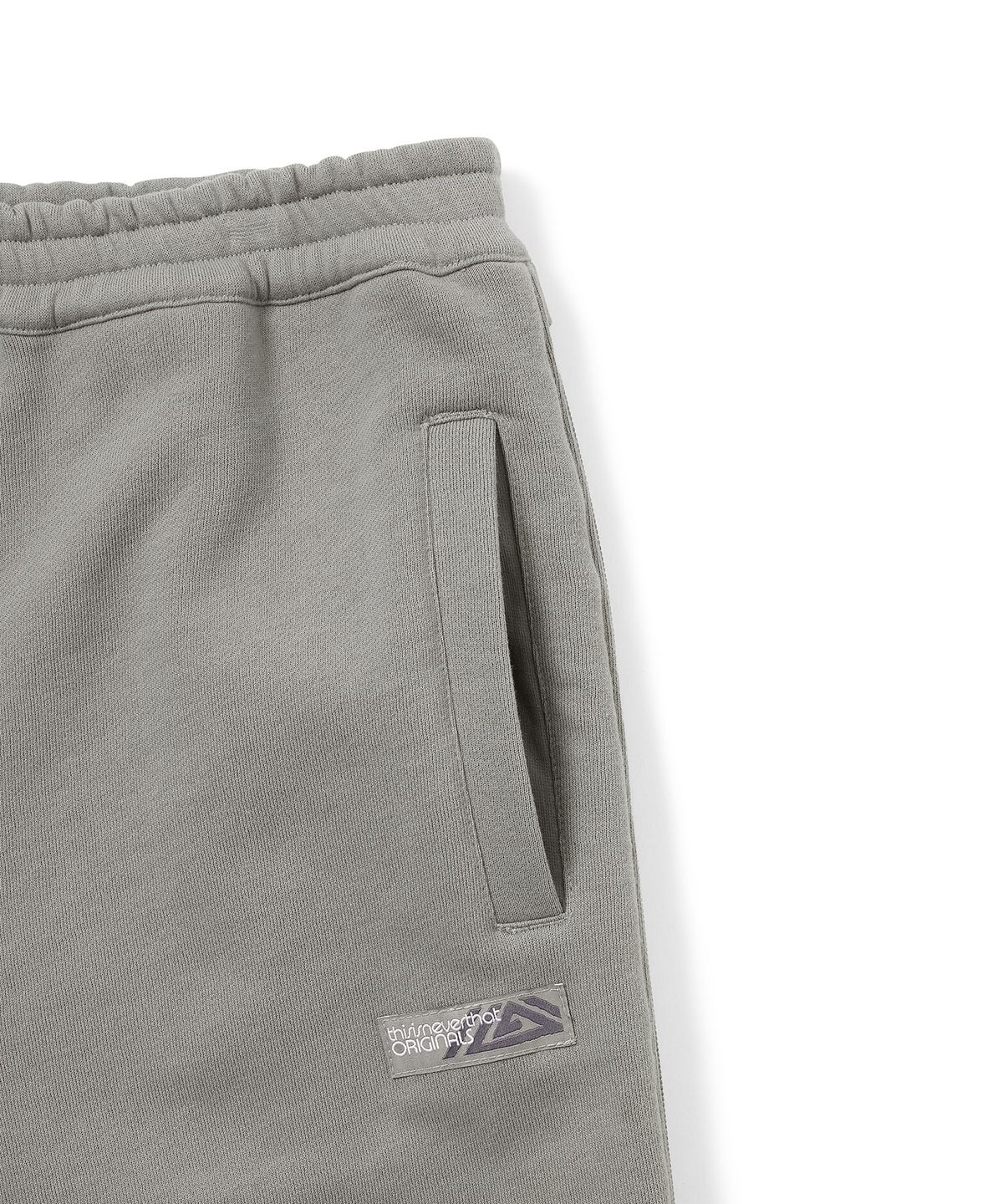 디스이즈네버댓(THISISNEVERTHAT) Side Zip Sweatpant Concrete