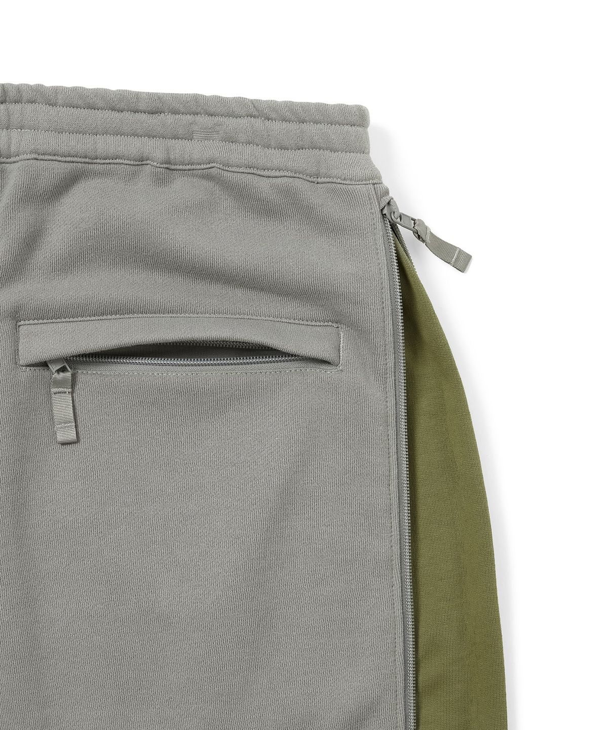 디스이즈네버댓(THISISNEVERTHAT) Side Zip Sweatpant Concrete
