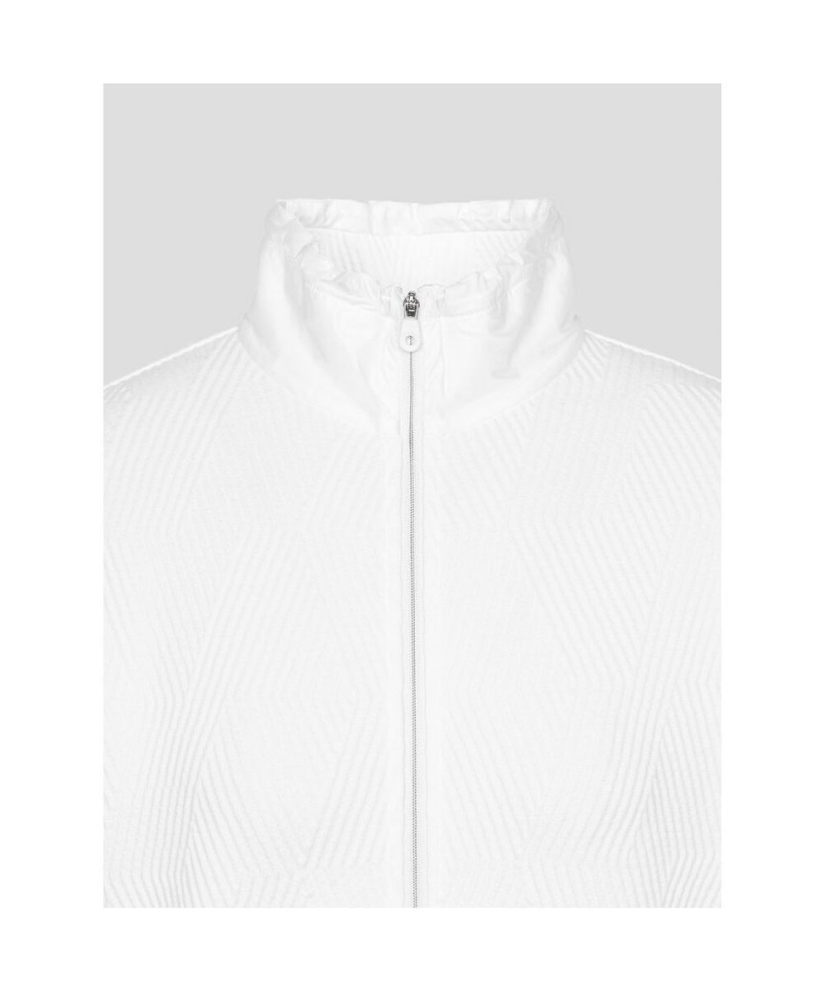 빈폴골프(BEANPOLE GOLF) 여성 자카드 풀집업  화이트