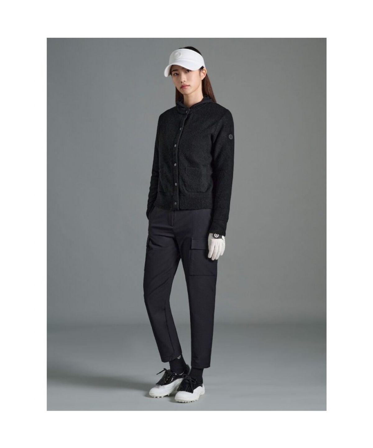 빈폴골프(BEANPOLE GOLF) 여성 테이퍼드 팬츠  블랙