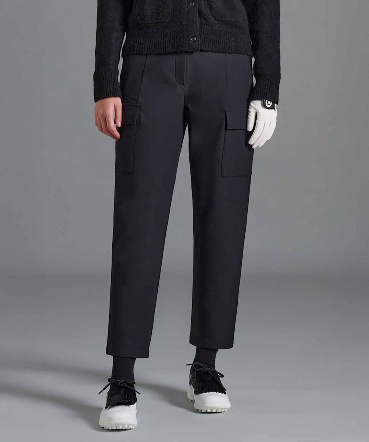 빈폴골프(BEANPOLE GOLF) 여성 테이퍼드 팬츠  블랙