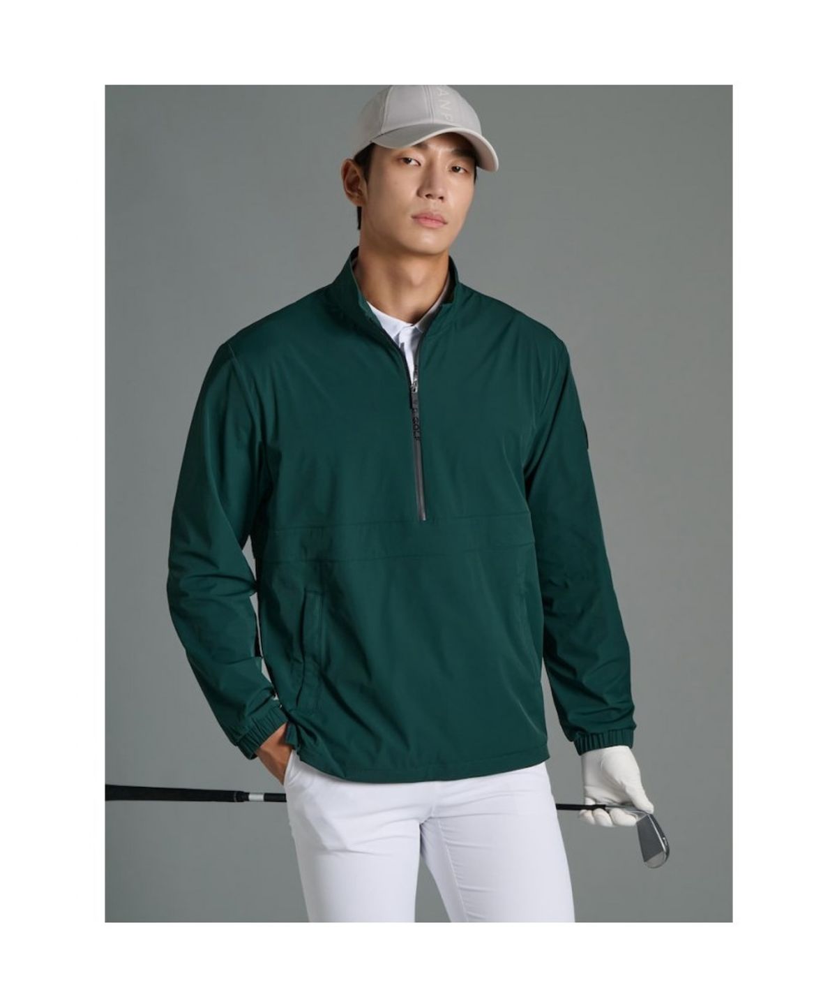 빈폴골프(BEANPOLE GOLF) 남성 아노락 티셔츠  그린