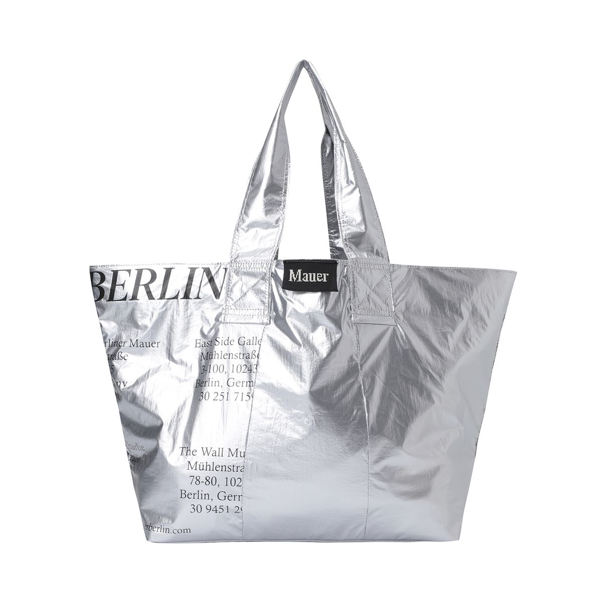 마우어(MAUER) BERLIN Gross Tote Bag (SILVER)