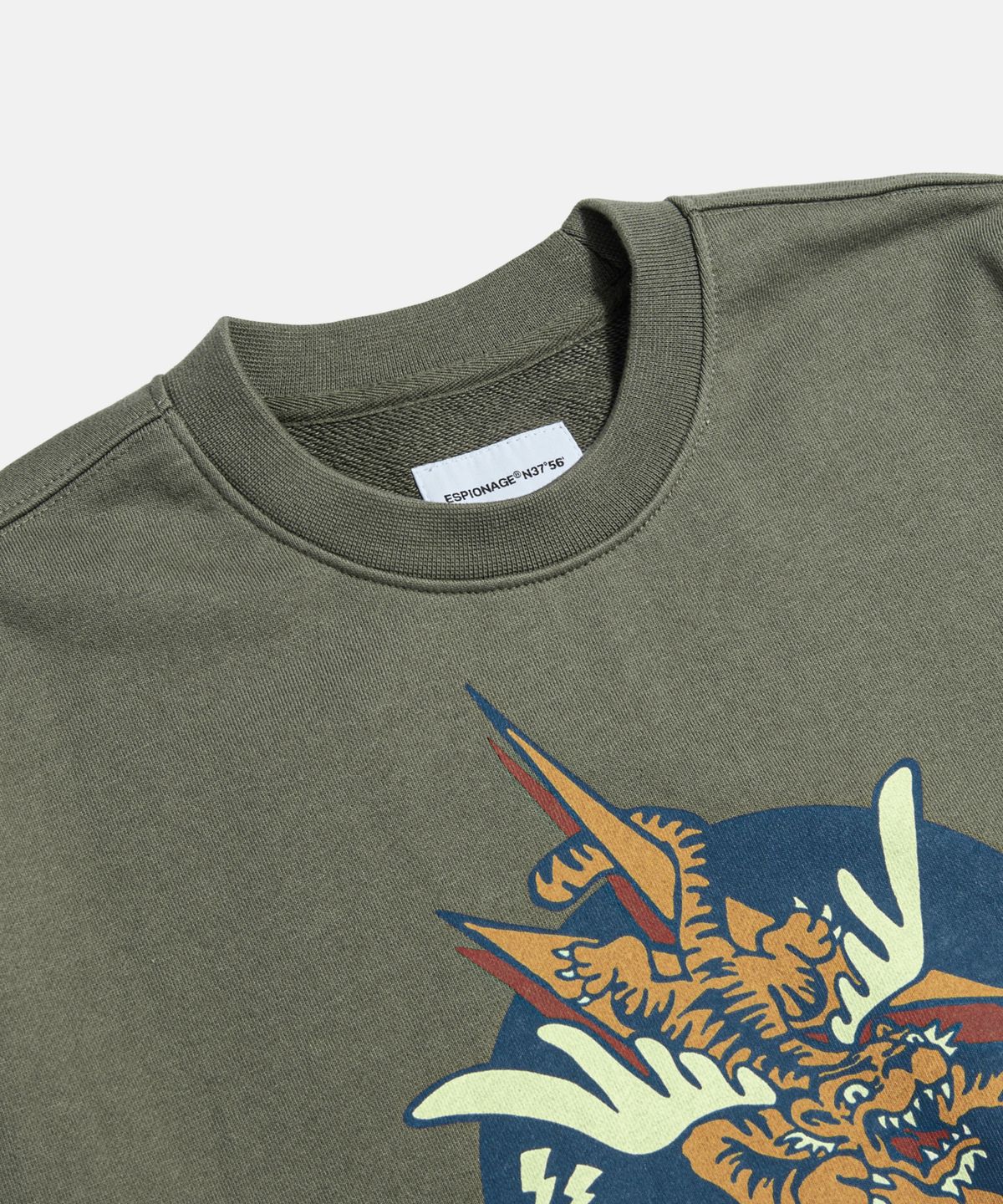 에스피오나지(ESPIONAGE) Flying Tigers Heavyweight Sweatshirt Earth