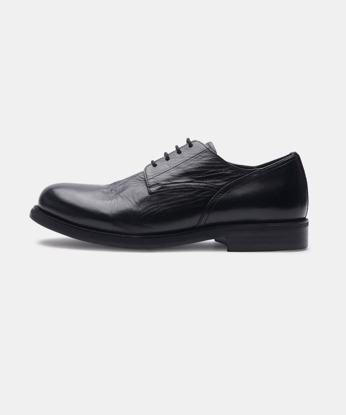 식스핏(6FT) [너드킹 x 식스핏] [+5cm] NOIR FOLD HORSEHIDE DERBY (BLACK)