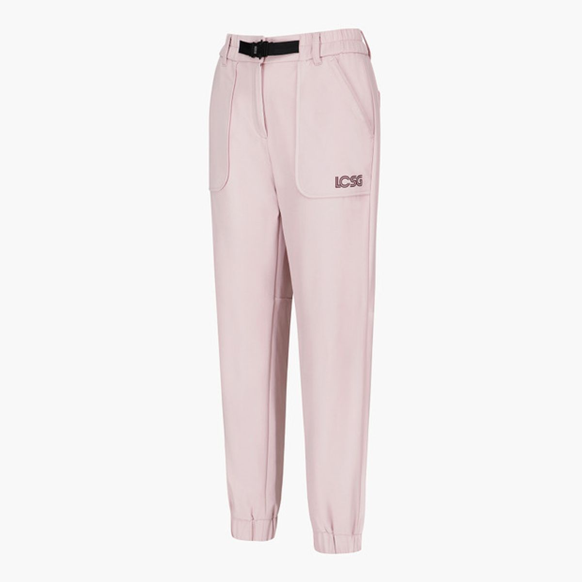 르꼬끄 골프(LECOQ GOLF) 여성 버클 조거핏 팬츠 (GQ322LPT95)