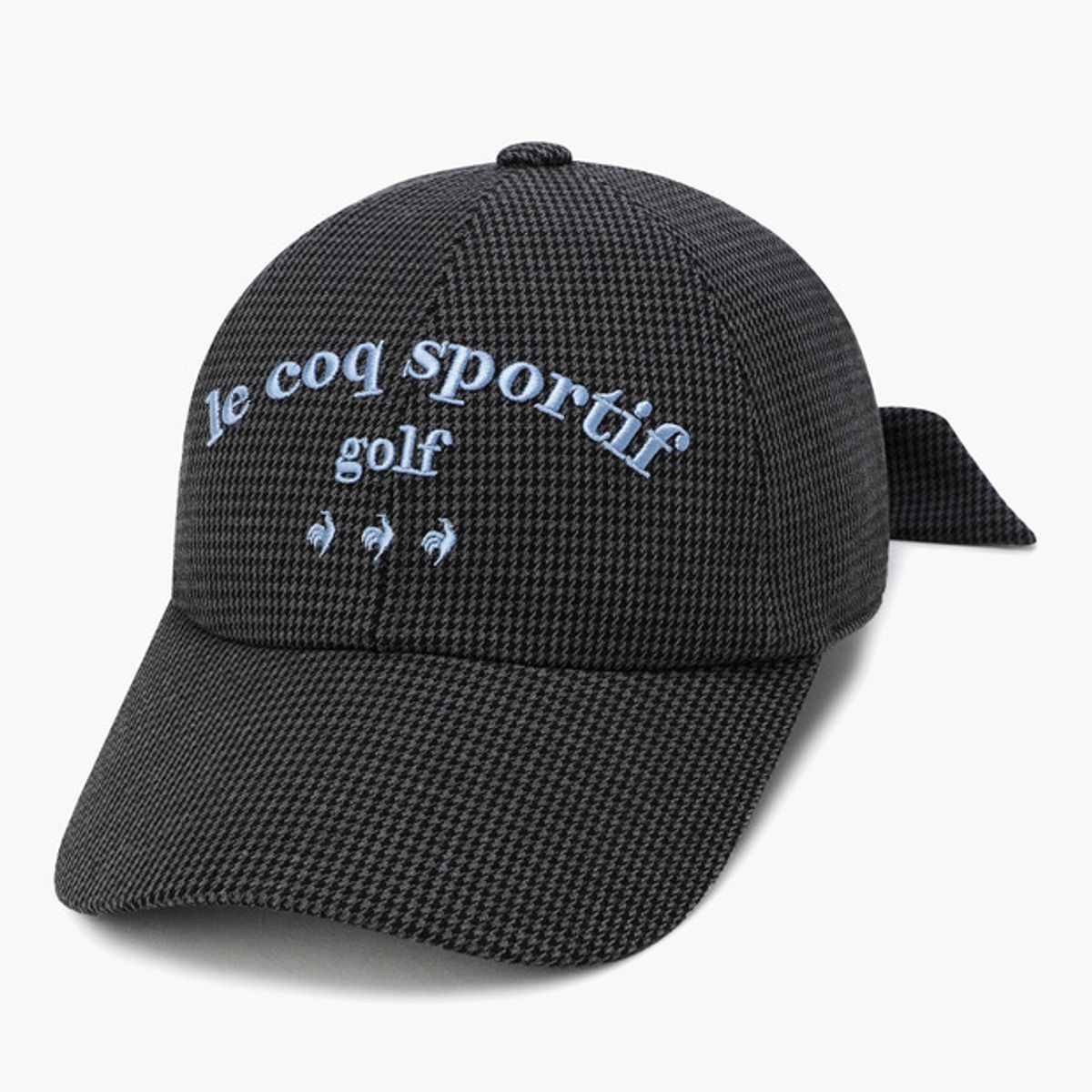 르꼬끄 골프(LECOQ GOLF) 여성 패턴 리본 탈부착 캡 (GQ322LCP93)