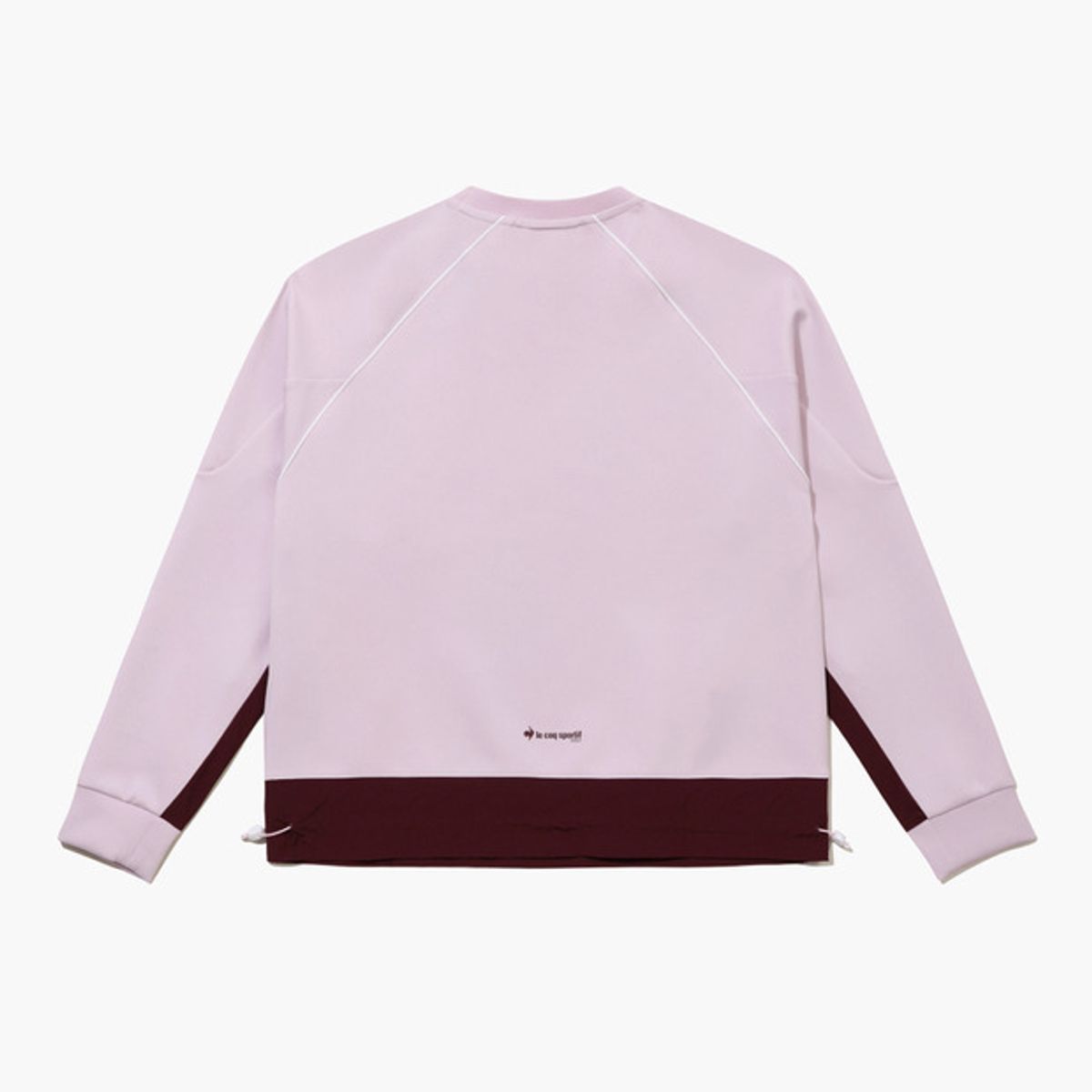 르꼬끄 골프(LECOQ GOLF) 여성 배색 포인트 스웻셔츠 (GQ322LRL93)
