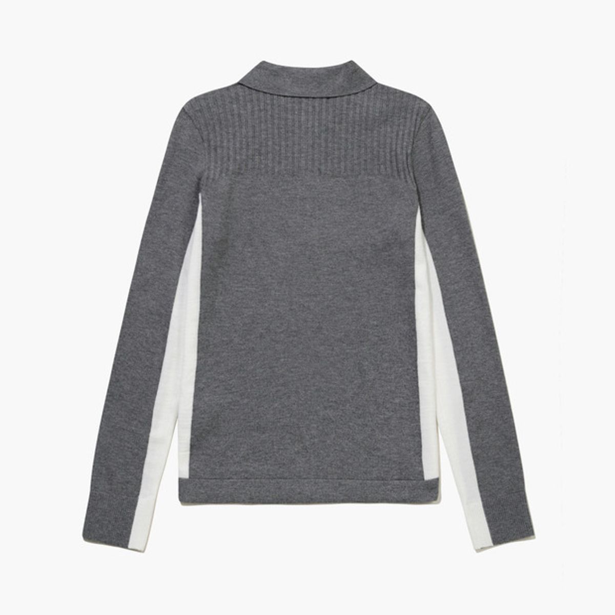 르꼬끄 골프(LECOQ GOLF) 여성 배색 포인트 카라 스웨터 (GQ322LKP92)