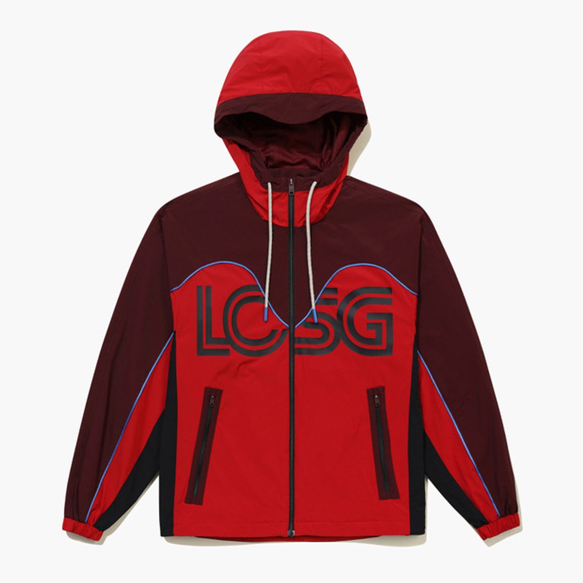 르꼬끄 골프(LECOQ GOLF) 여성 컬러 배색 포인트 우븐 점퍼 (GQ322LBL95)
