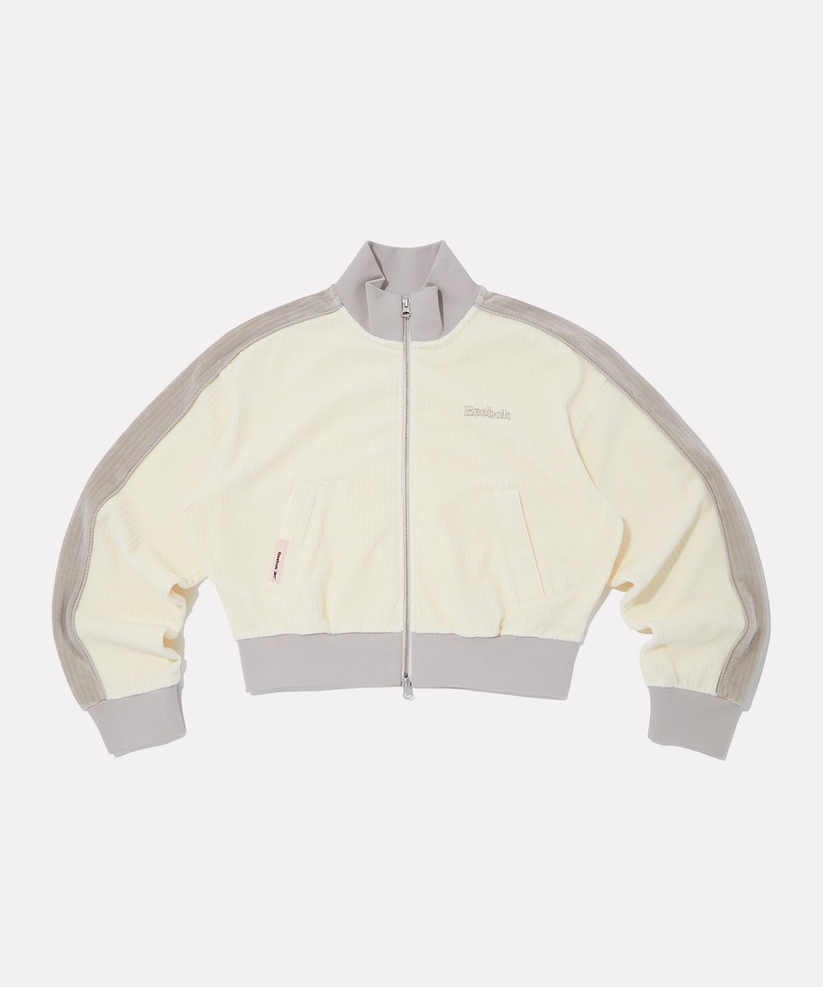 리복(REEBOK) 저지 크롭 트랙탑 (W) - 아이보리