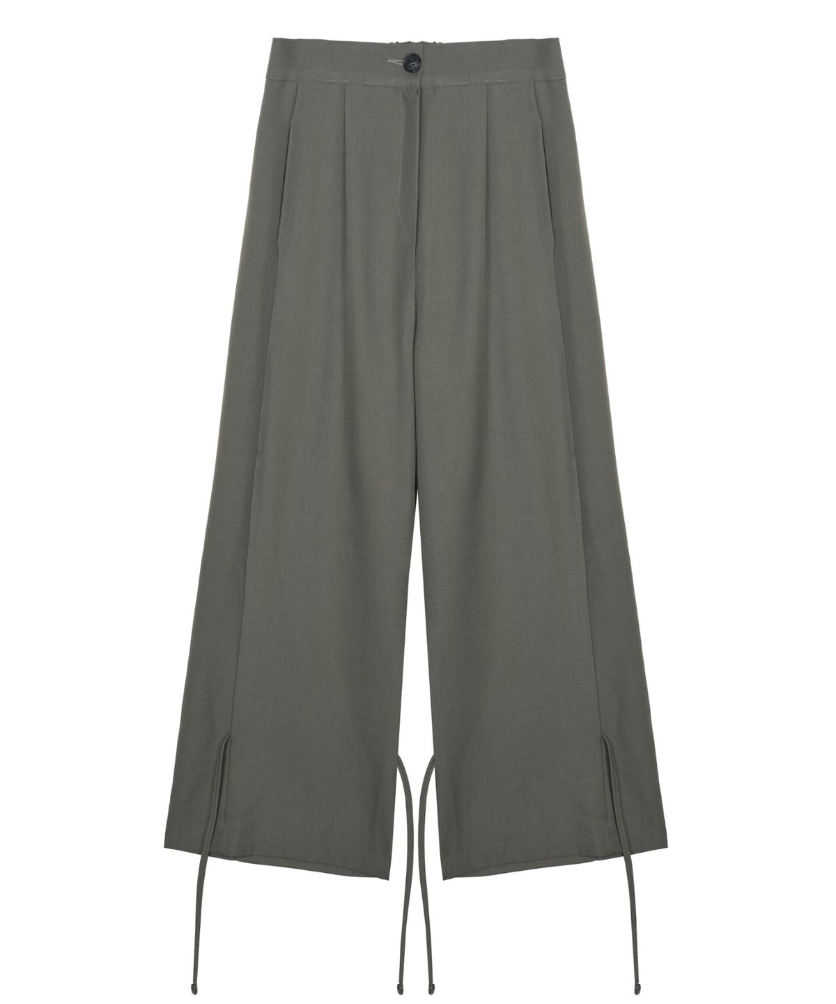 닉앤니콜(NICK&NICOLE) PINTUCK STRAP PANTS_BROWN