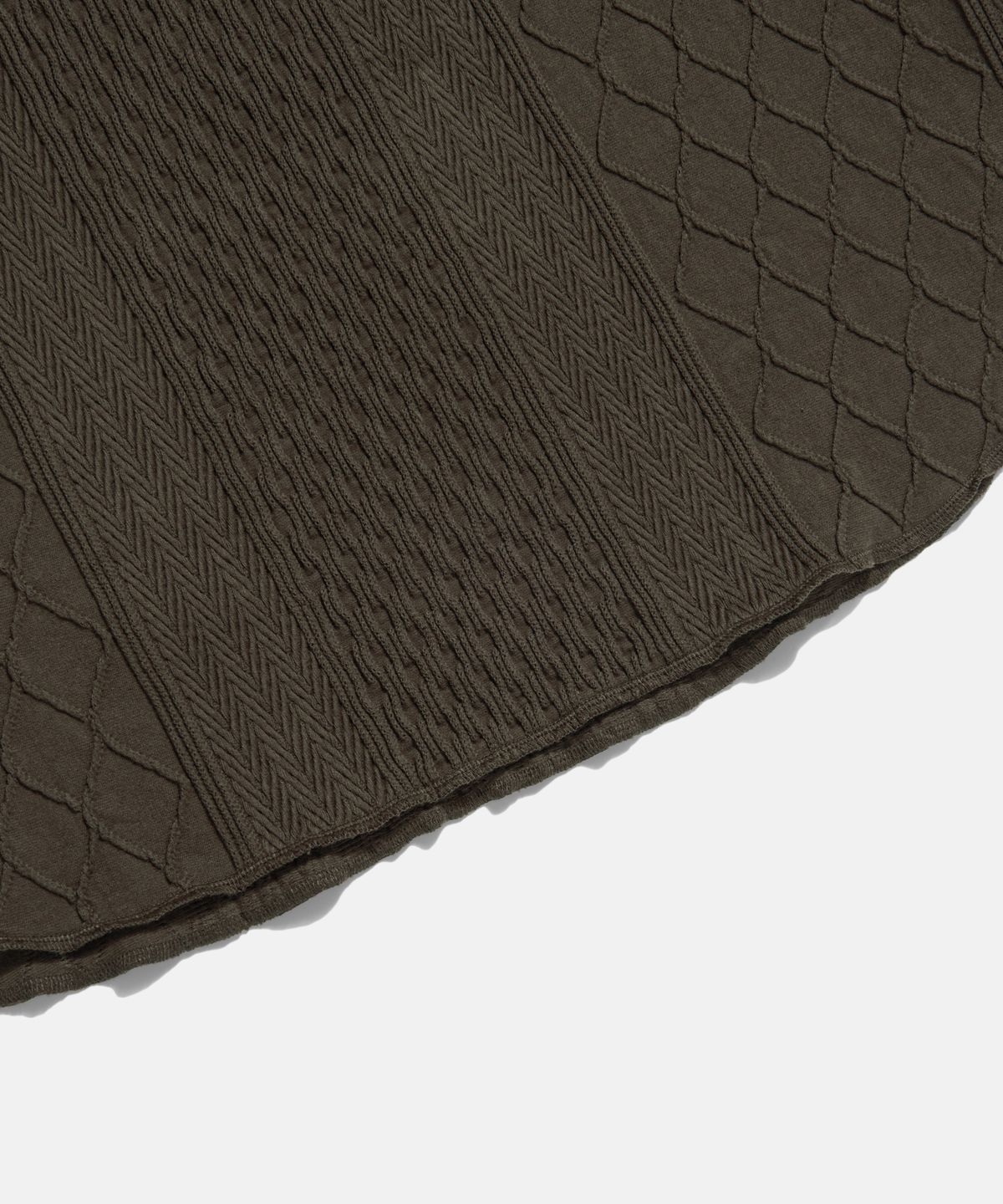 에스피오나지(ESPIONAGE) Multi Weave Jersey Knit Dark Mocha