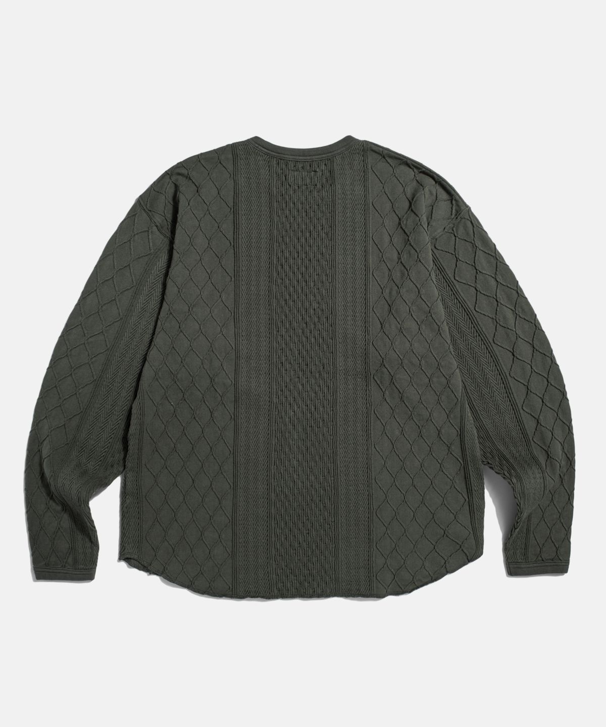 에스피오나지(ESPIONAGE) Multi Weave Jersey Knit Rat Grey