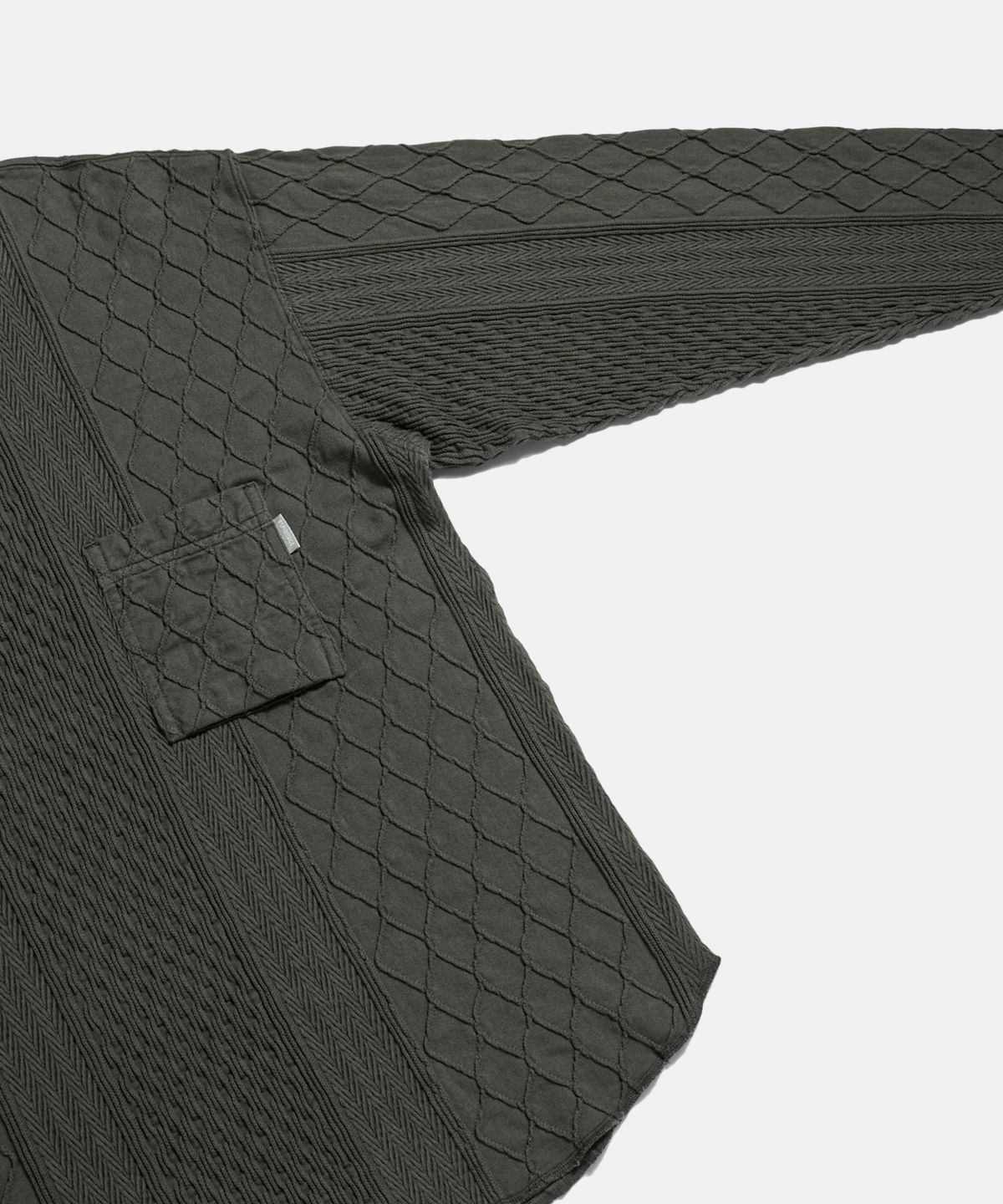 에스피오나지(ESPIONAGE) Multi Weave Jersey Knit Rat Grey