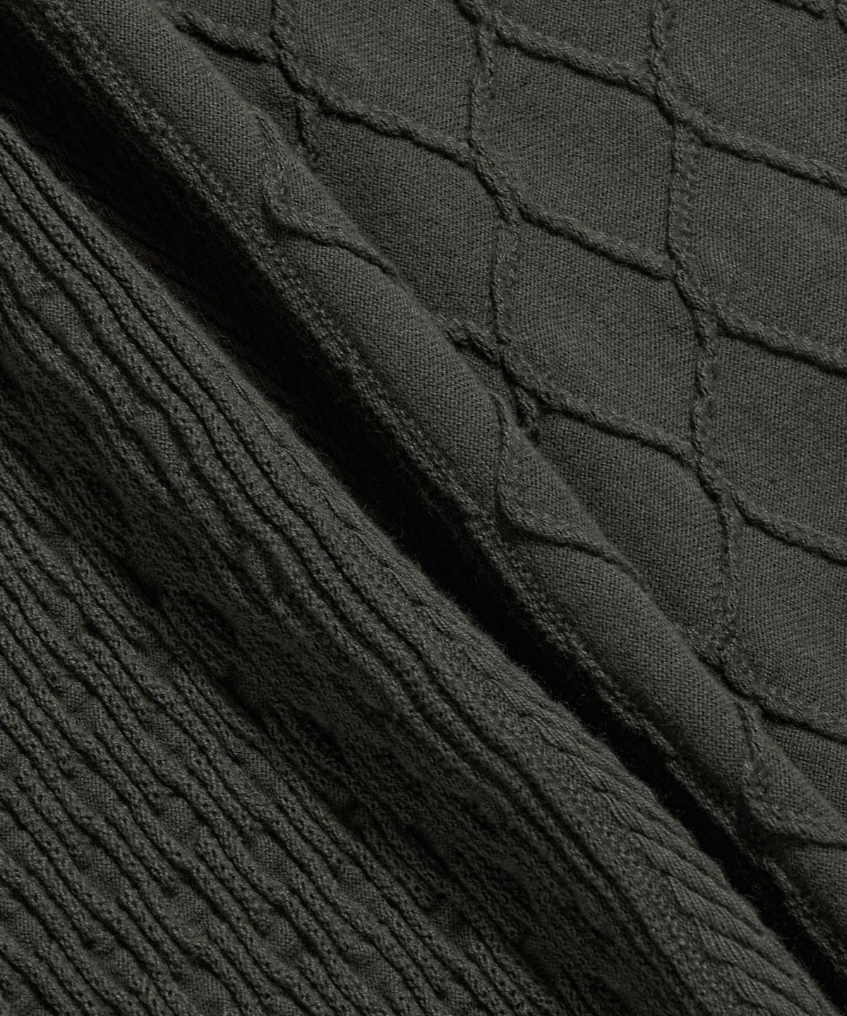 에스피오나지(ESPIONAGE) Multi Weave Jersey Knit Rat Grey