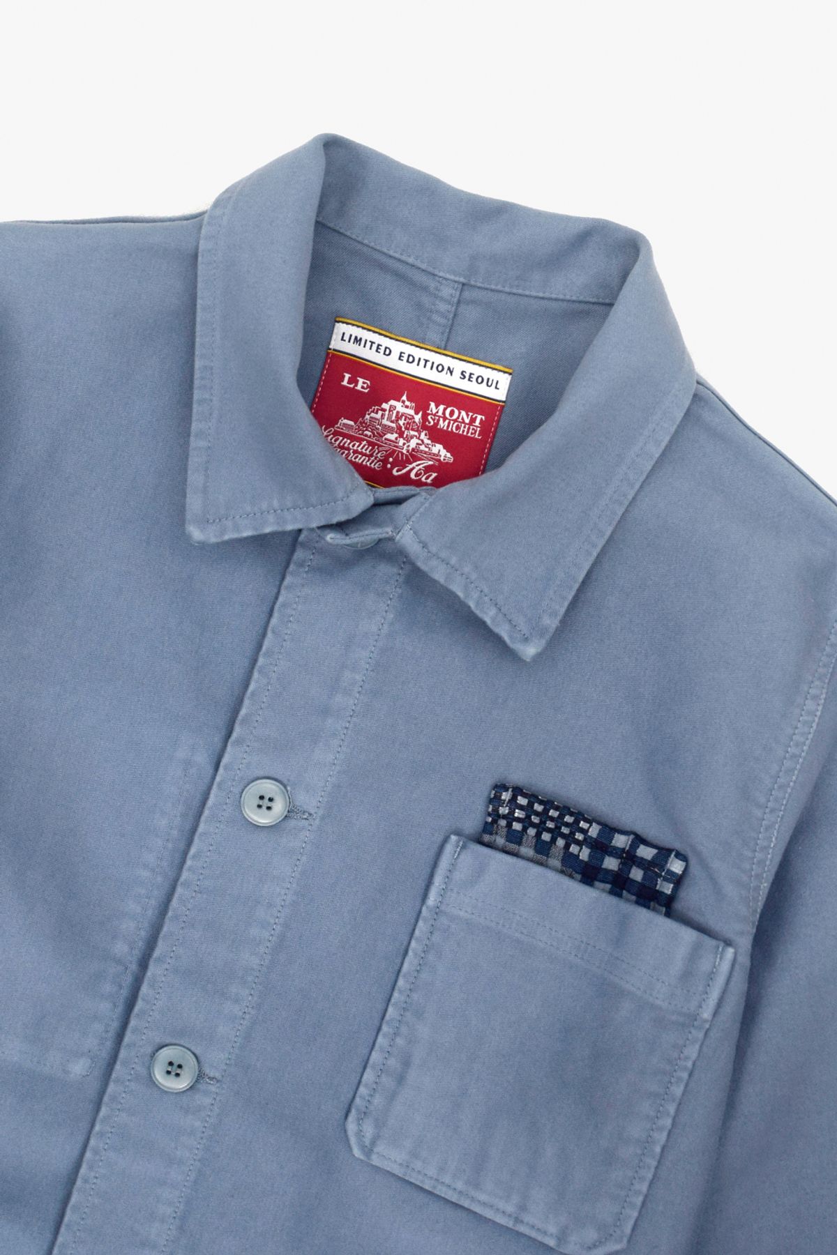 르몽생미셸(LE MONT ST MICHEL) [서울에디션2] (M)Genuine Lmsm Work Jacket_Light Blue