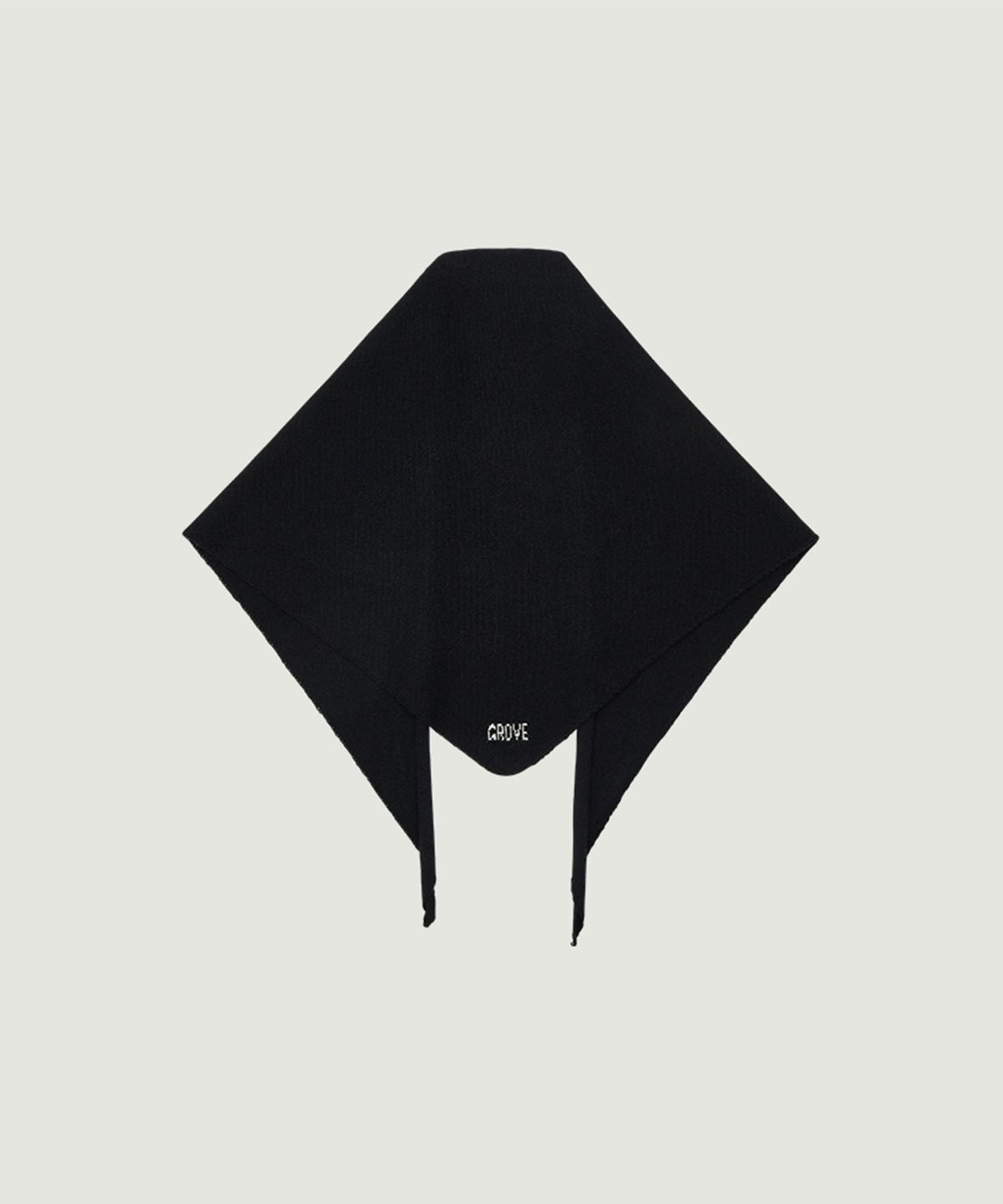 그로브(GROVE) ELENA KNIT SCARF (BLACK)