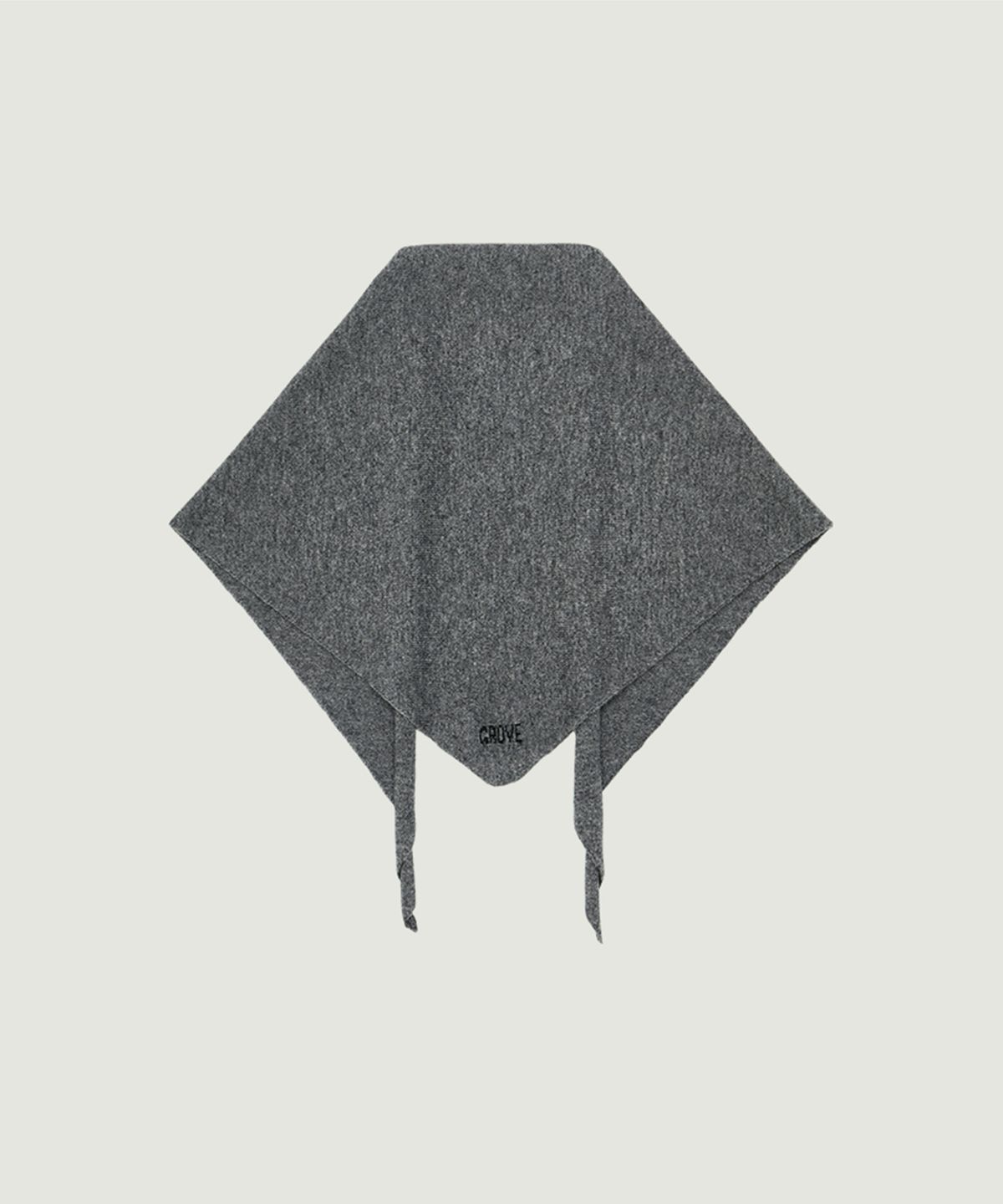 그로브(GROVE) ELENA KNIT SCARF (CHARCOAL)