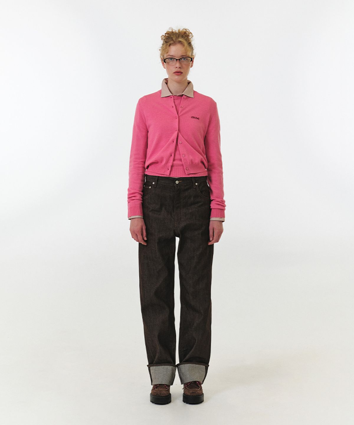 그로브(GROVE) ELENA CARDIGAN (PINK)