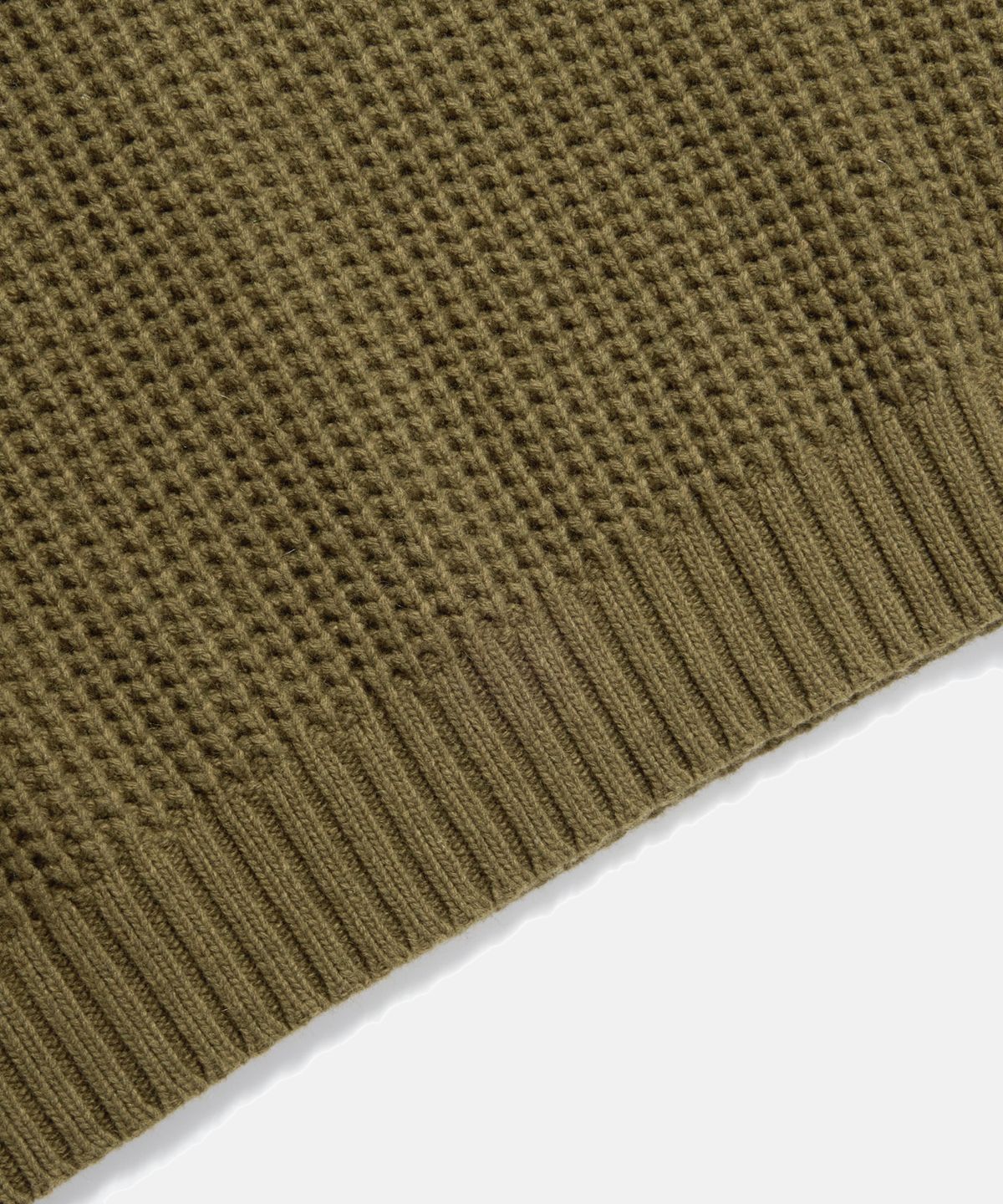 에스피오나지(ESPIONAGE) Heavyweight Waffle Knit Sweater Cinnamon