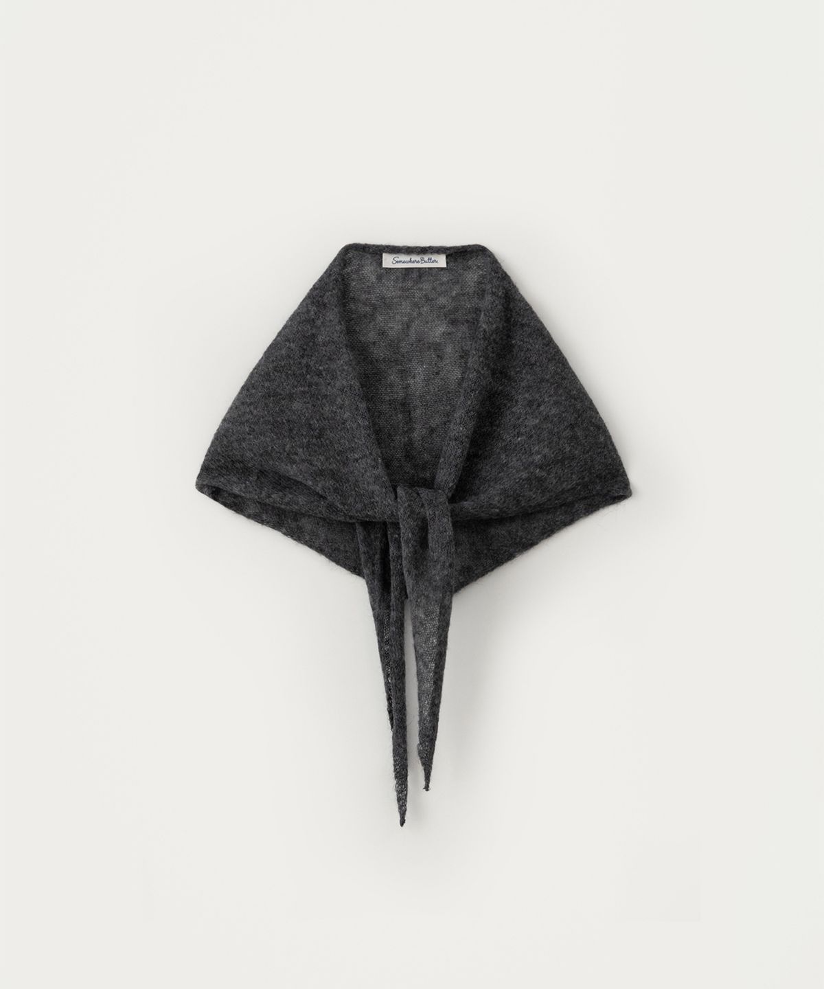 썸웨어버터(SOMEWHEREBUTTER) Kid Mohair Knit Scarf - 3Color
