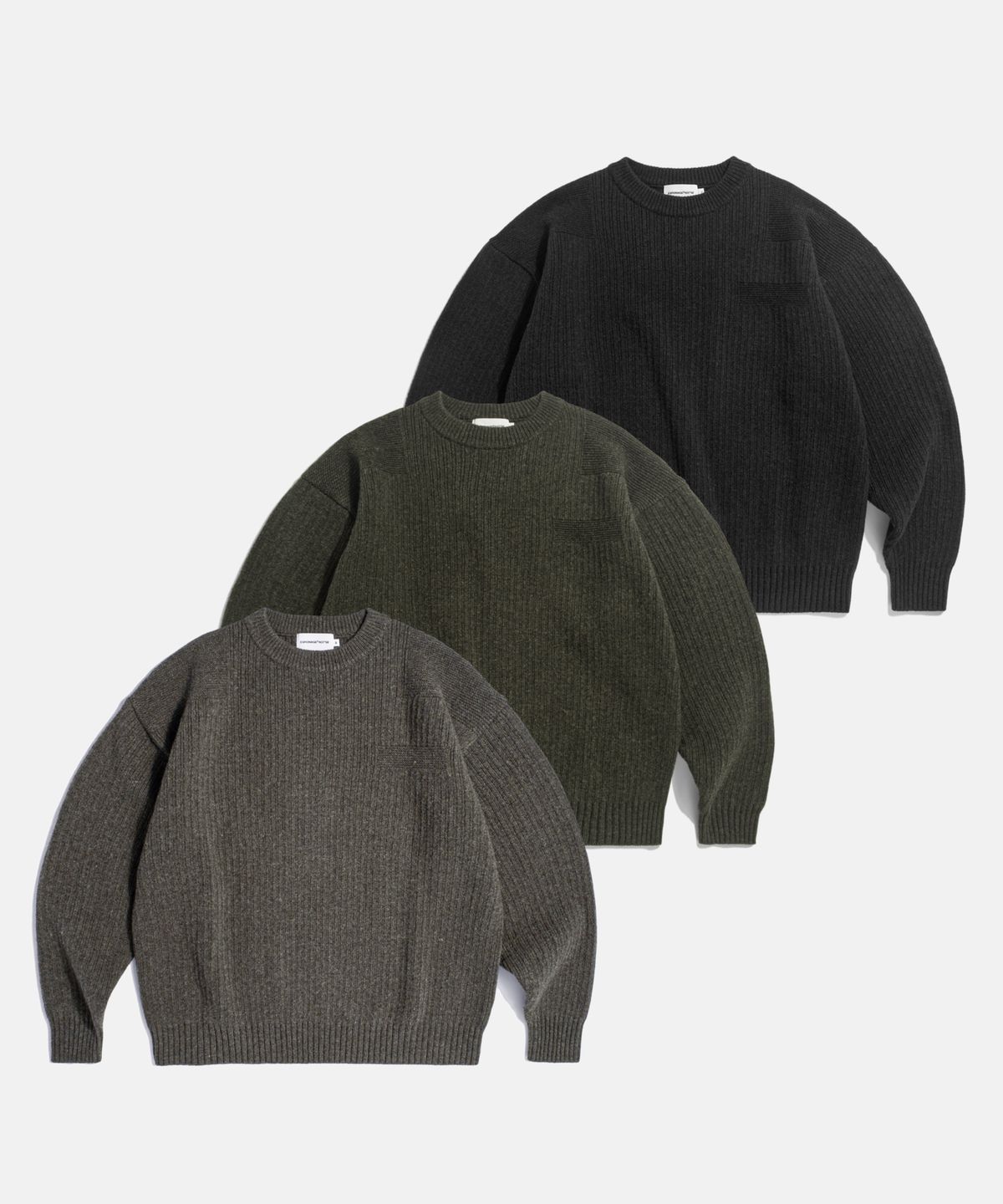 에스피오나지(ESPIONAGE) Commando Knit Sweater Mocha