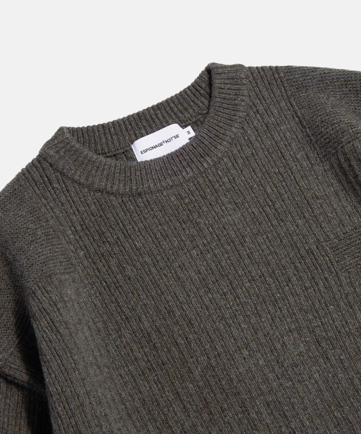 에스피오나지(ESPIONAGE) Commando Knit Sweater Mocha