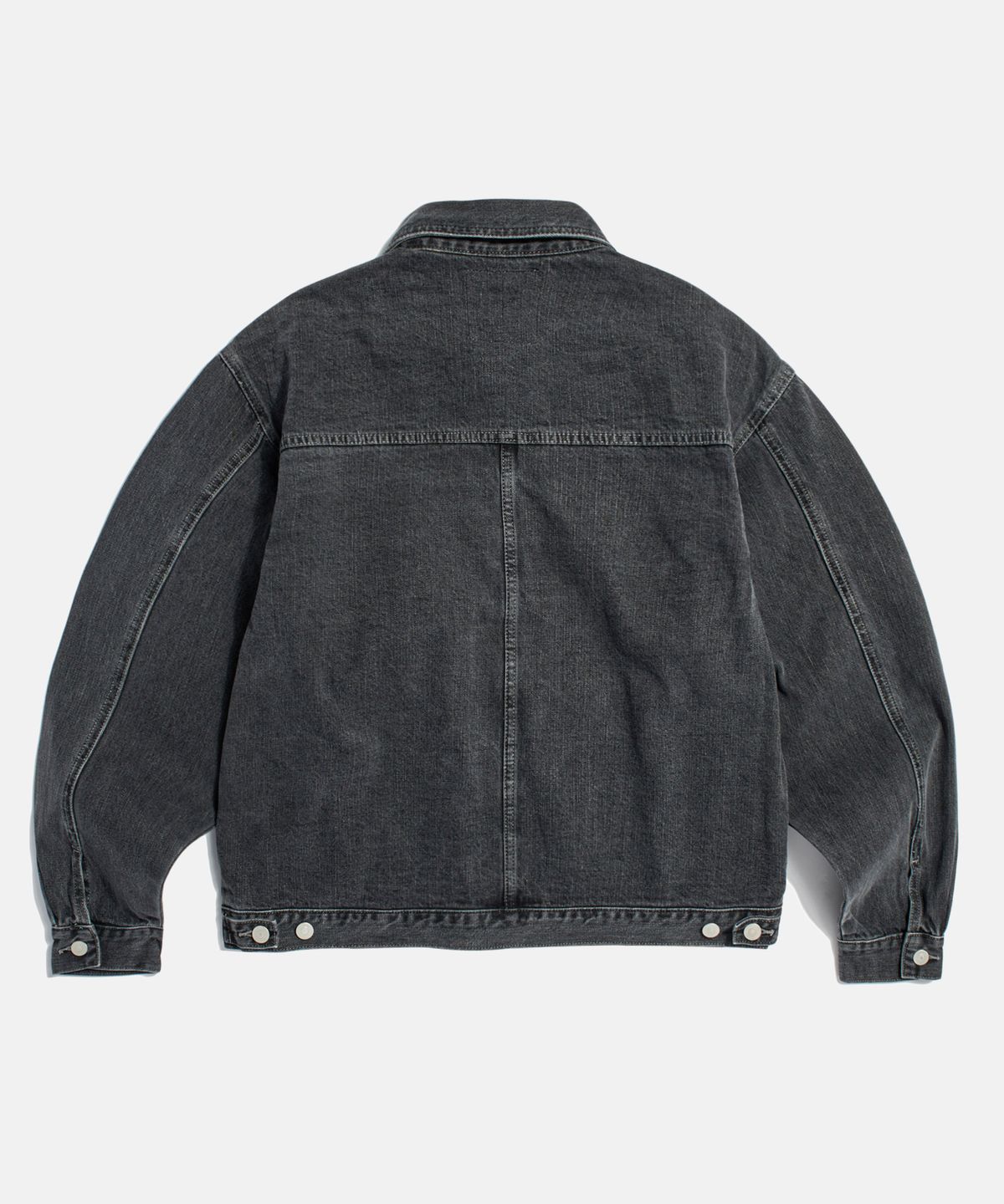 에스피오나지(ESPIONAGE) Minimalist Denim Jacket Light Black