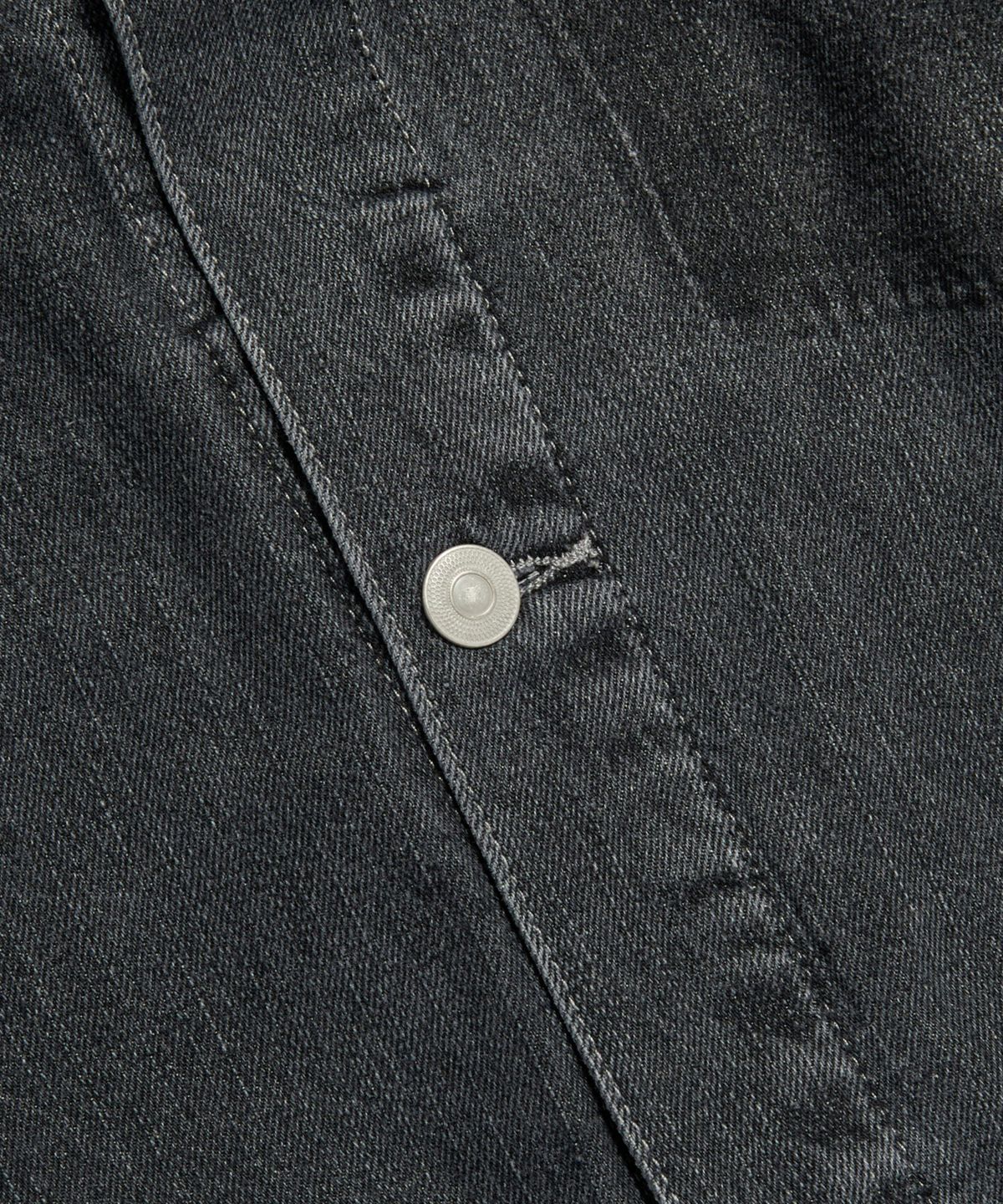 에스피오나지(ESPIONAGE) Minimalist Denim Jacket Light Black