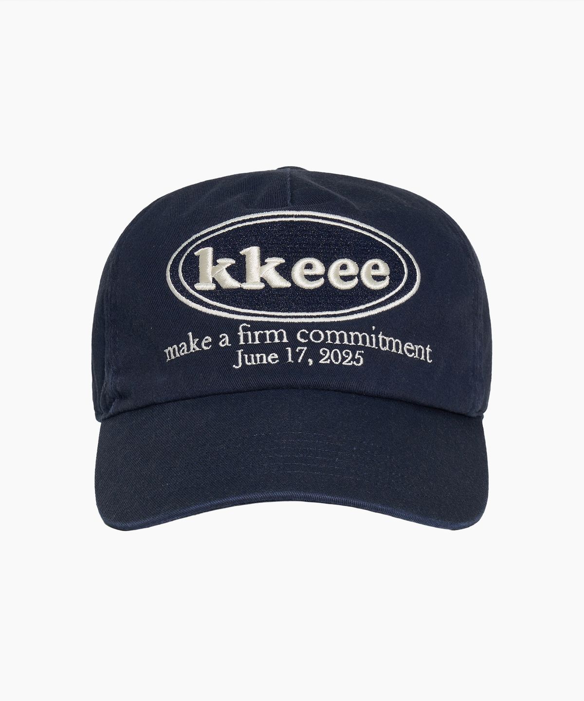 케이케이이이이(KKEEE) 써클 와펜 KE 볼캡 [네이비]