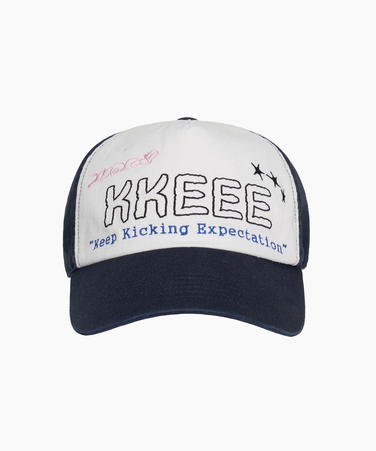 케이케이이이이(KKEEE) KE 라인 트러커 볼캡 [네이비]
