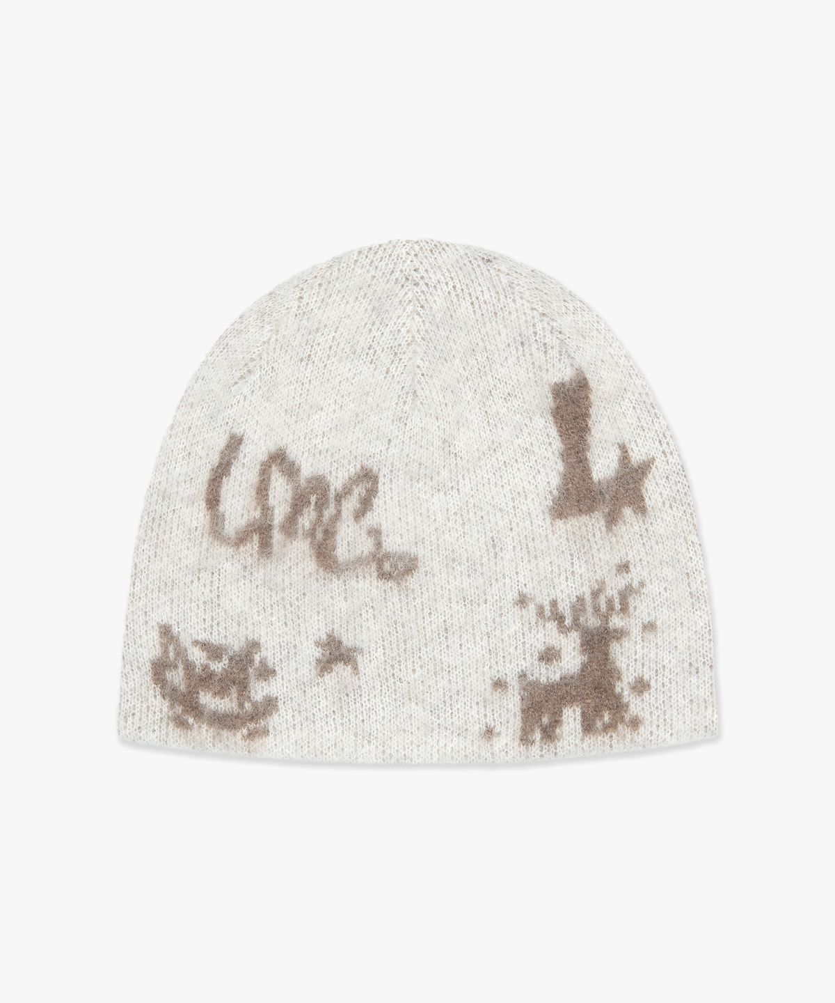 엘엠씨(LMC) GRAPHIC UNCUFFED BEANIE ivory