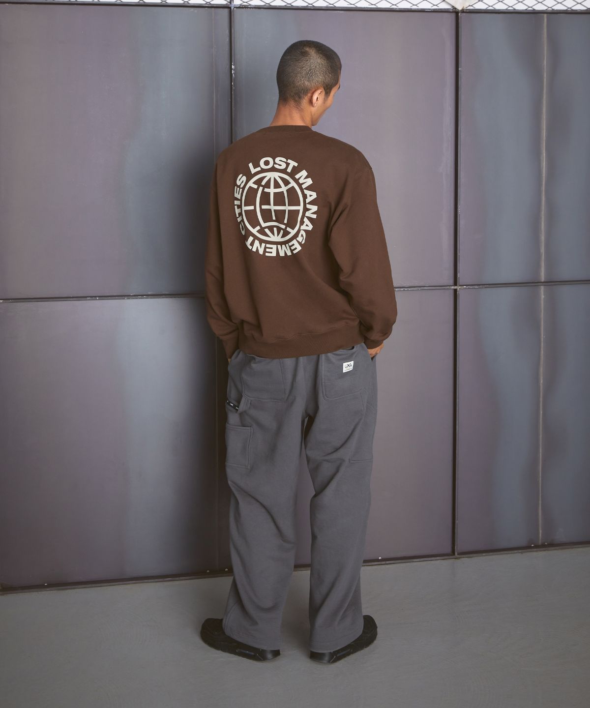 엘엠씨(LMC) S WHEEL SWEATSHIRT brown