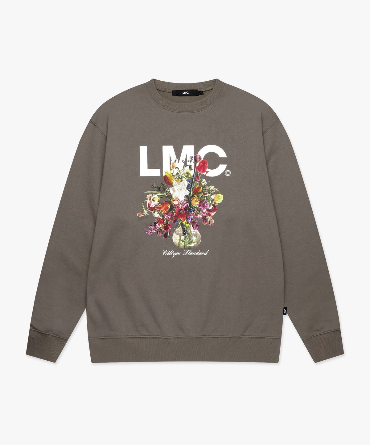 엘엠씨(LMC) FLOWER VASE SWEATSHIRT olive