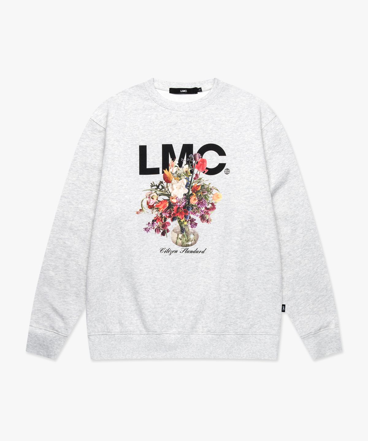 엘엠씨(LMC) FLOWER VASE SWEATSHIRT light heather gray